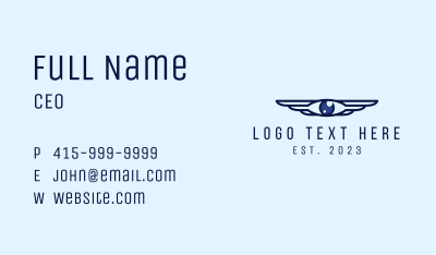 Eye Wings Business Card Image Preview