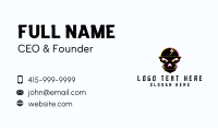 Gaming Thunder Bolt Skull  Business Card Image Preview