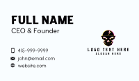 Gaming Thunder Bolt Skull  Business Card Preview