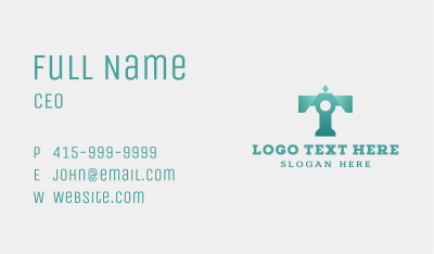 Creative Studio Letter T Business Card Image Preview