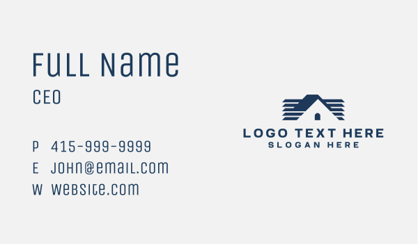 House Roofing Maintenance Business Card Design Image Preview