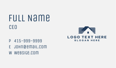 House Roofing Maintenance Business Card Image Preview