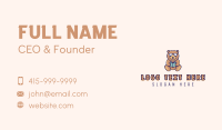 Bear Book Read Business Card Design