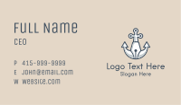 Nautical Anchor Pen Business Card Image Preview