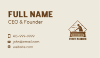 Carpenter Hand Planer Business Card Image Preview