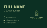 Green House Plant Business Card Image Preview