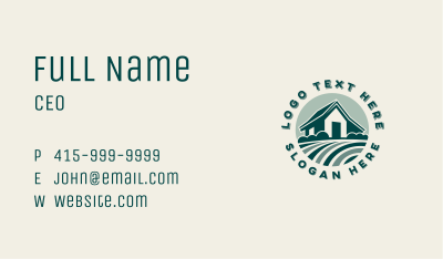 Garden Lawn Landscaping Business Card Image Preview