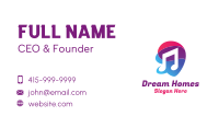 Multicolor Gradient Note  Business Card Image Preview