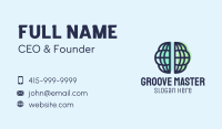 International Brain Globe Business Card Image Preview