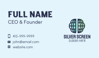 International Brain Globe Business Card Image Preview