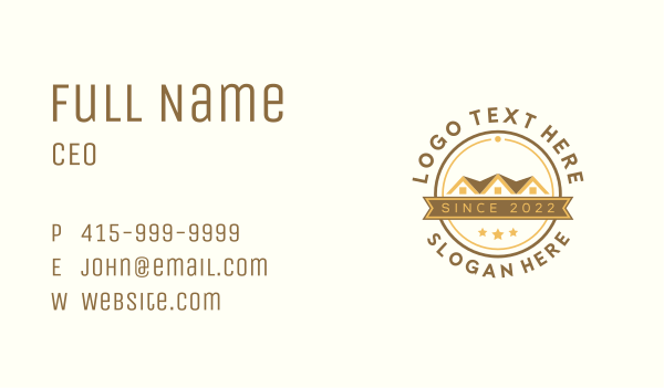 Home Roofing Repair Business Card Design Image Preview