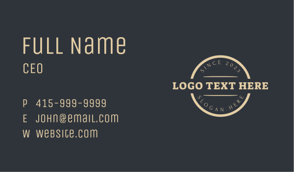 Generic Startup Store Business Card Design Image Preview