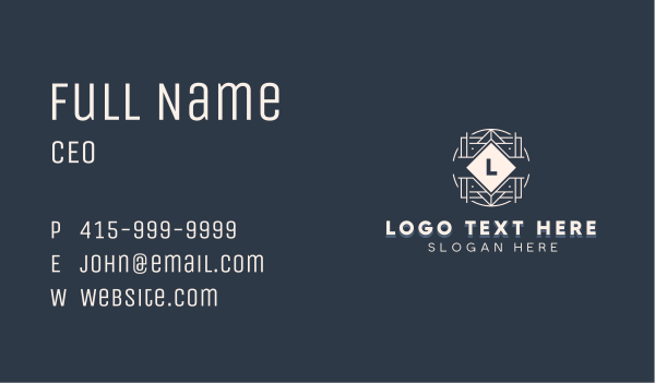 Upscale Company Agency Business Card Design Image Preview