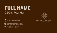 Elegant Ornamental Perfumery Business Card Design