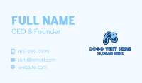 Abstract Blue Fish  Business Card Image Preview