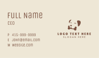 Puppy Dog Bone Business Card Image Preview