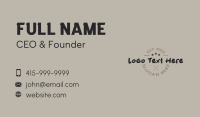 Urban Freestyle Type Wordmark Business Card Image Preview