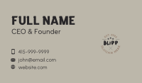 Urban Freestyle Type Wordmark Business Card Image Preview