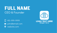 Cloud Lock Application Business Card Image Preview