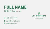 Generic Leaf Wordmark Business Card Image Preview