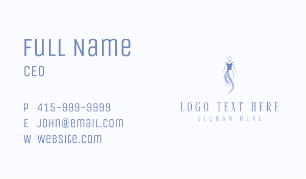 Seamstress Fashion Stylist Business Card Design Image Preview
