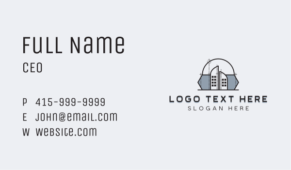 Architectural Dome Building Business Card Design Image Preview