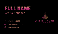 Generic Pyramid Agency Business Card Image Preview