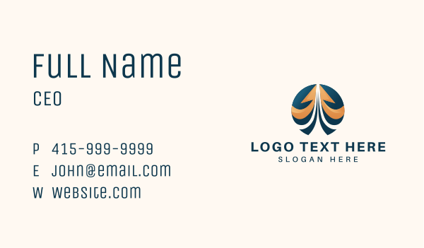 Arrow Logistic Corporation Business Card Design Image Preview