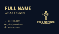 Target Cross Crucifix Business Card Image Preview