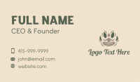 Yoga Wellness Leaves Business Card Image Preview
