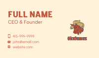 Cowboy Hat Unicorn  Business Card Image Preview