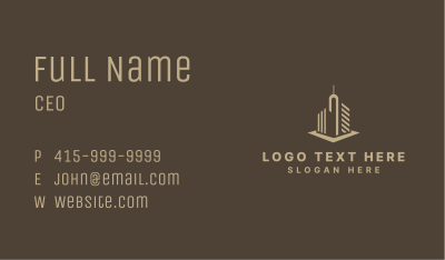 Urban Building Apartment Business Card Image Preview