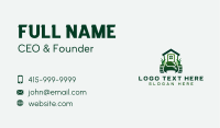 Lawn Mowing Gardener Business Card Image Preview