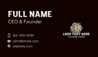 Lion Mascot Gaming Business Card Image Preview