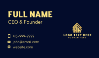 House Real Estate Roof Letter H Business Card Image Preview