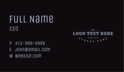 Liquor Winery Wordmark Business Card Image Preview