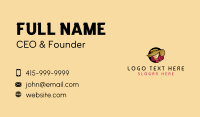 Female Hat Fashion Business Card Design