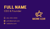 Yellow Fish Star Business Card Image Preview