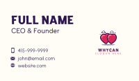 Heart Love Care  Business Card Image Preview