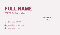 Fun Arrow Business Wordmark Business Card Image Preview