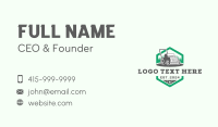 Garden Lawn Mower Business Card Preview