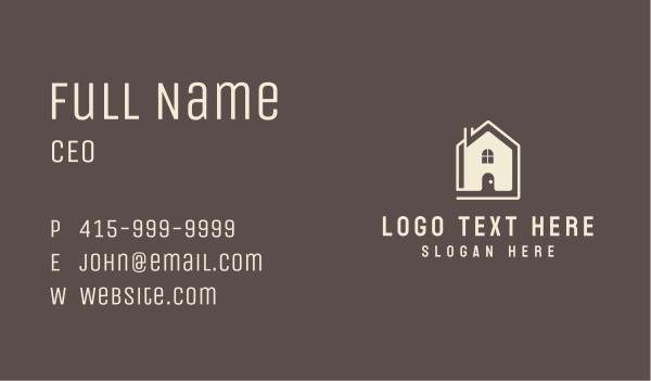 House Abstract Letter A Business Card Design Image Preview