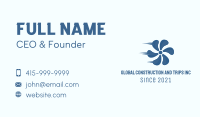 Blue Fast Propeller Business Card Image Preview