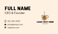 Robusta Coffee Cup Business Card Image Preview