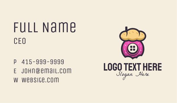 Pastry Shack Business Card Design Image Preview