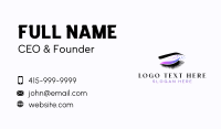 Eyelash Beauty Product Business Card Design