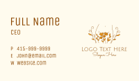 Floral Feminine Body Business Card Image Preview