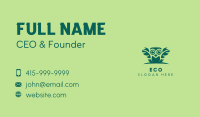 Green Owl Bird Business Card Image Preview