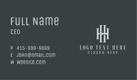 Asset Management Monogram Business Card Image Preview