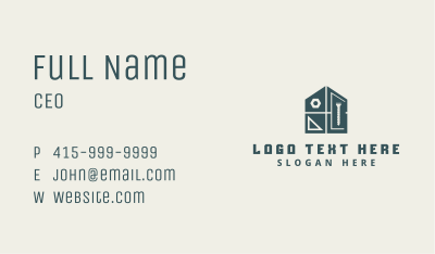 Home Builder Refurbish Business Card Image Preview
